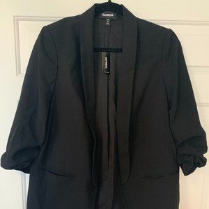 NWT Express Black Blazer M Petite
